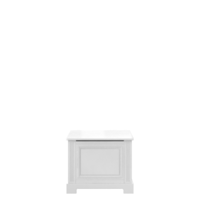 Cufar pentru depozitarea jucariilor Ines - White – H 56 x L 68,2 x l 50 cm