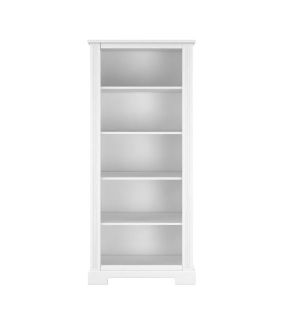 Raft biblioteca Ines - White – H 180 x L 80 x l 44 cm