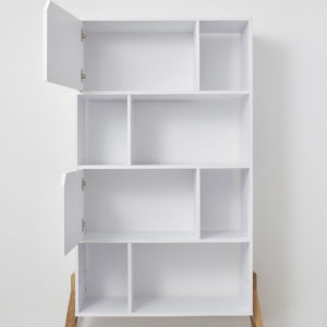Raft biblioteca Lotta White – H 167 x L 103 x l 39 cm 02