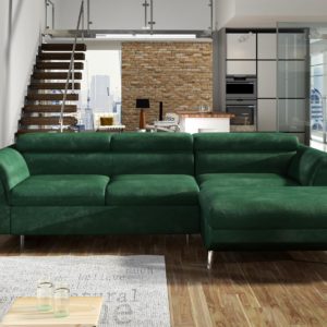 Coltar living extensibil Morgan Mini pe dreapta