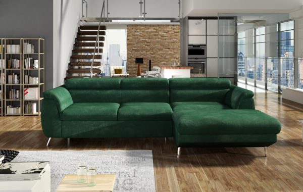 Coltar living extensibil Morgan Mini pe dreapta