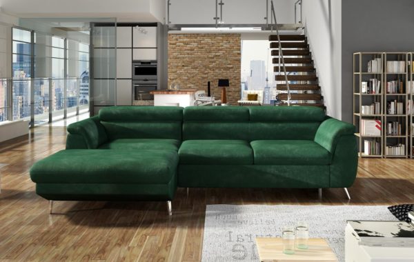 Coltar living extensibil Morgan Mini pe stanga