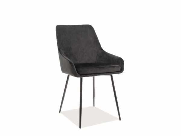 Scaun Albi Velvet Negru