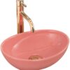 Lavoar Sofia Mini ceramica sanitara Roz